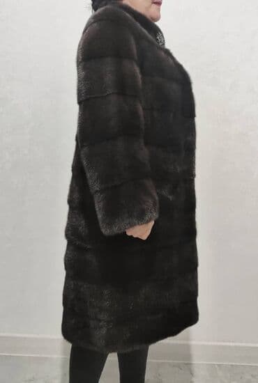 срочно в связи с переездом: Шуба, Норка, По колено, Трансформер, XL — 3