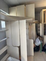 кровати для мальчика: Балдар үчүн эки ярустуу, ЛДСП, түсү - Саргыч боз — 5