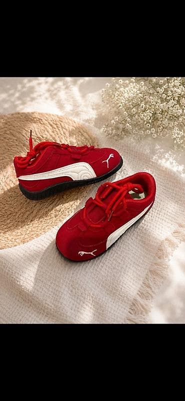 Новые Детские кроссовки Puma - Унисекс-модель для детей Ткань под