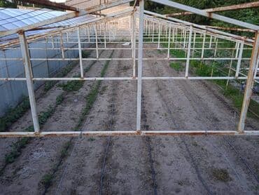 копельный полив: ( теплица ). Продаю готовую теплицу. Продаётся только каркас теплицы — 11