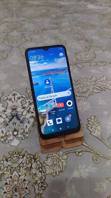 cd disk: Redmi, Redmi 9A, Б/у, 32 ГБ, цвет - Черный, 2 SIM — 3