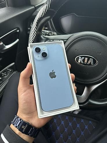 IPhone 14, 256 ГБ, Голубой, Коробка, 87 %
