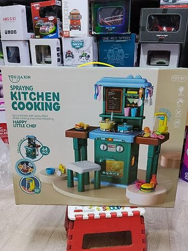 Детская игровая кухня YOUJAXIN “Spraying Kitchen Cooking” - Набор из