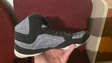 высокие: Мужские кроссовки, 39, Asics, Б/у, цвет - Серый, Самовывоз — 5