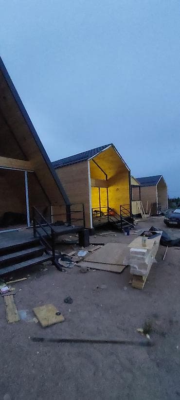 быстровозводимые дома бишкек: Современные каркасные дома с панорамным остеклением и вторым светом - — 5