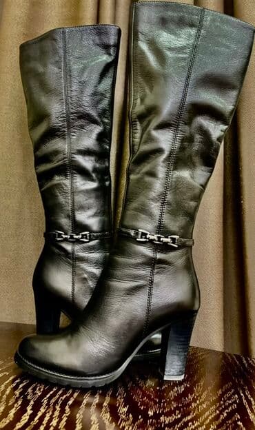 свадебное платье для беременных напрокат: Сапоги, 35.5, Новый, цвет - Черный, Бесплатная доставка, Платная доставка — 3