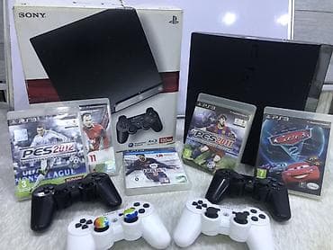 Игровая консоль Sony PlayStation 3 (PS3 Slim), комплект. Что входит at lalafo.kg Игровая консоль Sony PlayStation 3 (PS3 Slim), комплект. Что входит