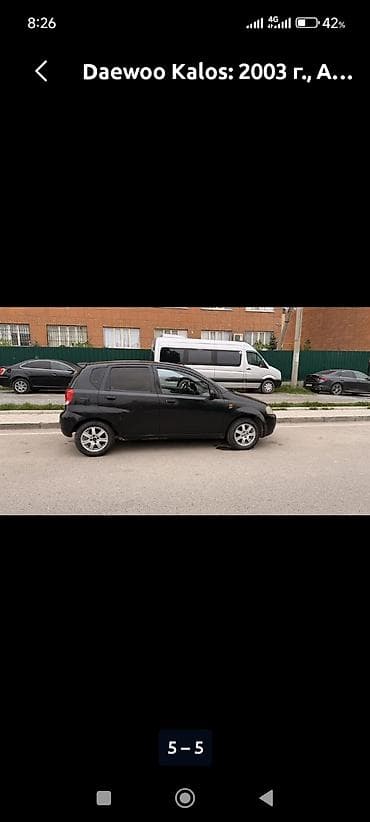honda saber: Daewoo Kalos: 2003 г., Хэтчбэк — 4