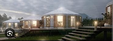 Изготовления современных и стильных глэмпинг-модулей,юрт круглой формы at lalafo.kg Изготовления современных и стильных глэмпинг-модулей,юрт круглой формы