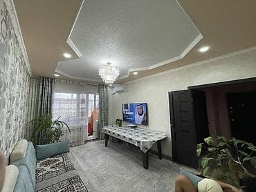 бишкек жилье аренда: 3 комнаты, 63 м², 105 серия, 3 этаж, Евроремонт — 1