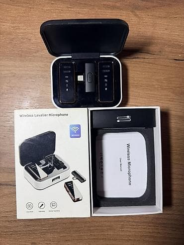 Микрофоны: Беспроводная петличная система для смартфонов (Lightning) в отличном — 1