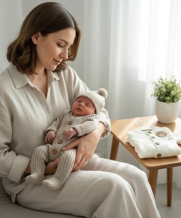 костюм для мальчиков: Комплект, цвет - Бежевый, Новый — 3