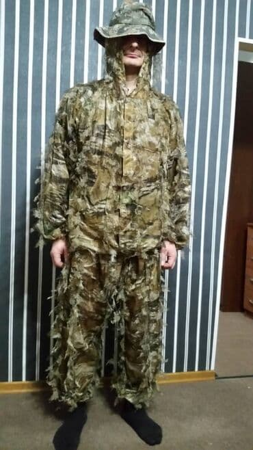 прибор ночного видения для охоты бу: Камуфляж маскировочныйновый плащ палатка новая СССР,цена 3000 — 1