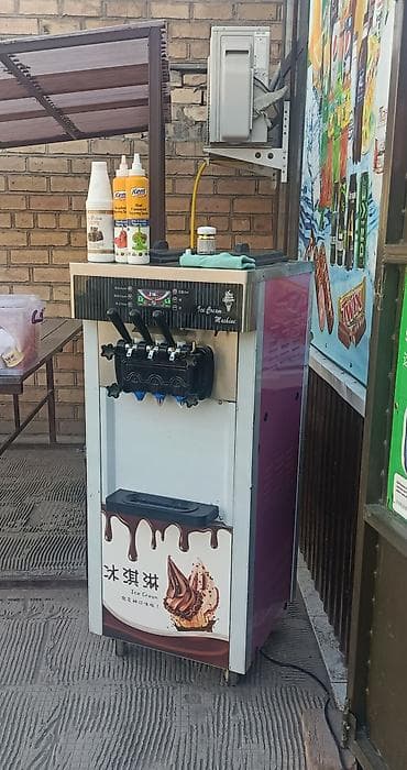 Готовый бизнес: 🍦 Продается аппарат для мягкого мороженого (3 вкуса) 💰 Цена: 78000сом — 1