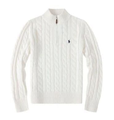 чинос: Мужской свитер, M, Polo Ralph Lauren, Новый, цвет - Белый, Самовывоз — 1