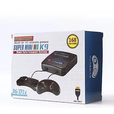 Игровая приставка SEGA Powkiddy Super Mini MD K9 (16-bit) HDMI -