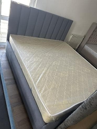 Керебеттер: Мягкие кровати с изголовьем - Тип: кровати с обивкой, прямоугольное — 5