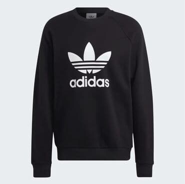 Толстовки: Adidas. Уютный пуловер, отражающий наследие adidas. Логотип — 6