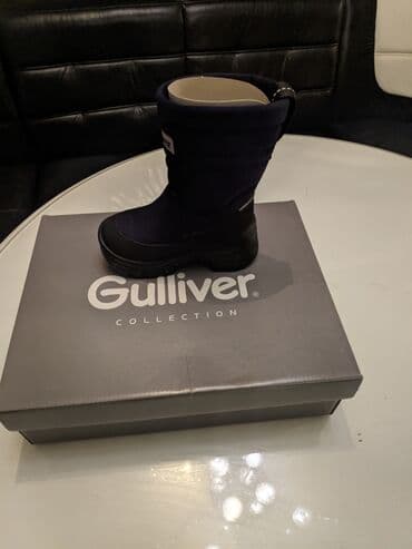 обувь для малышей: Сапоги детские Gulliver 25 размер.ноые.теплые с мехом — 2
