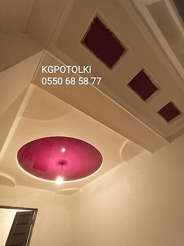 Жестяные работы: Натяжной потолок Глянцевое, Матовое, 3D потолки Гарантия, Бесплатная консультация, Бесплатный замер — 9