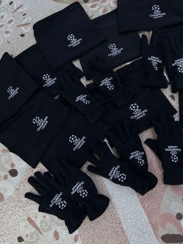 воротник шарф на пуговицах: Перчатки, варежки, Мужские, Новый, цвет - Черный — 3