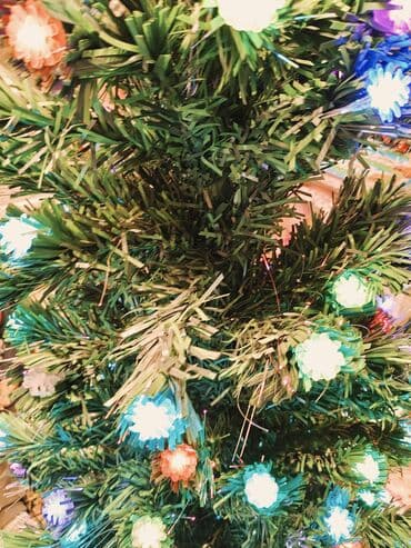 семена цветков: Оптоволоконная искусственная ёлка с подсветкой - Тип: электрическая — 3