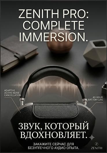 Беспроводные полноразмерные наушники, Новый — 2