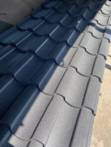 железный крыша: Металлочерепица Адамантэ 0.40-0.45 Черный матовый Качество ТОП — 1