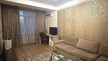 молодая гвардия бишкек: 2 комнаты, Агентство недвижимости, Без подселения, С мебелью полностью — 2