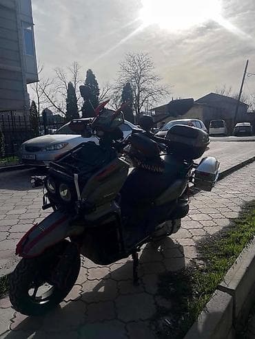 t max: Скутер-турист с полным комплектом кофров и защитой - Тип — 3