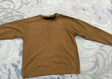 мужской талстовка: Джемпер/свитшот унисекс, базовая модель: - Цвет: карамельно-коричневый — 1