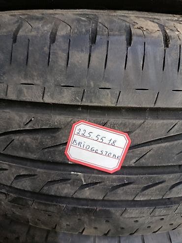 Шиналар 225 / 55 / R 18, Жай, Колдонулган, Комплект, Жеңил унаалар, Жапония, Bridgestone — 3