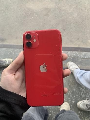 Мобильные телефоны и аксессуары: IPhone 11, Красный, 70 % — 2