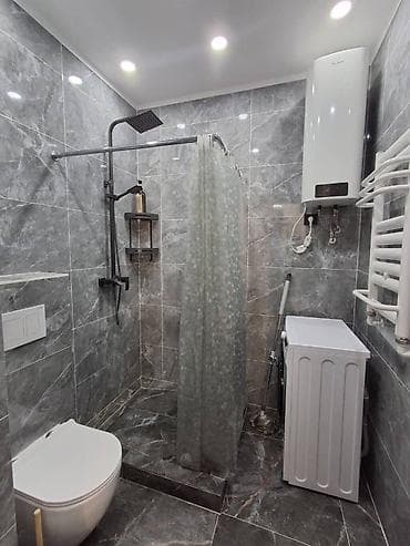 квартира бишкек филармония: 1 бөлмө, Душ кабинасы, Жаздык, жууркан-төшөк каптары, Кондиционер — 10