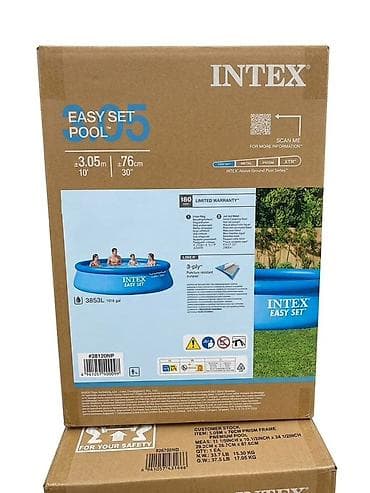 Надувной каркасный бассейн Intex Easy Set 305 x 76 см - Серия: Easy