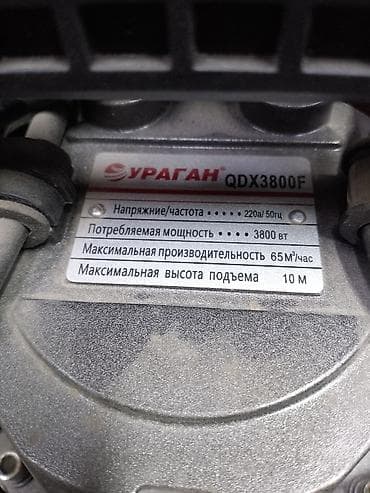 бассен: Погружной дренажный насос Ураган QDX3800F Назначение: - Откачка — 2