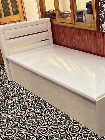 Кровати: Односпальная кровать, Новый, С мягкой обивкой, длина - 210 см — 6