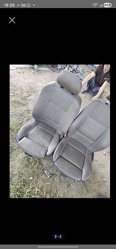 кресло для руля logitech g29: Комплект сидений, Кожа, BMW 2005 г., Б/у, Оригинал, Германия — 3