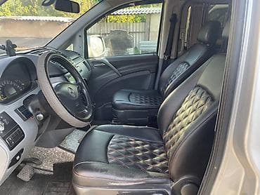 fit 2004: Mercedes-Benz Vito/Viano серебристый, пассажирский микроавтобус — 6