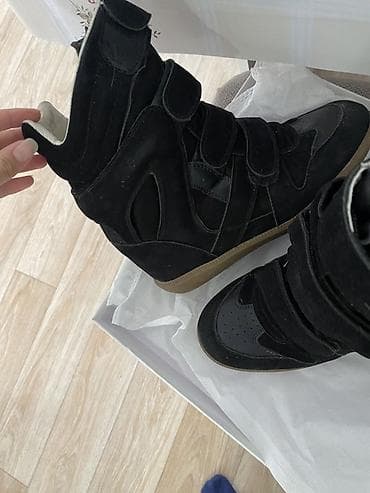 Атайын кийим: Батинкелер, 37, Isabel Marant, Колдонулган, түсү - Кара, Өзү алып кетүү — 3