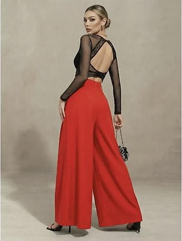 Брюки: Брюки Палаццо, Осень-весна, Made in KG, Новый, M, L, XL — 3