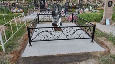 недостроенный дом: Изготовление овалов с фото, Облицовка надгробий, Чистка могил | Мозаика, Металл, Габбро | Оформление — 6