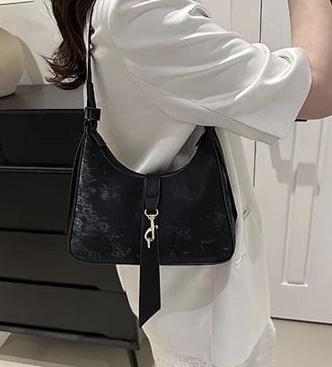 Классическая сумка, Материал: Искусственная кожа, Регулируемый ремень, Женские — 3