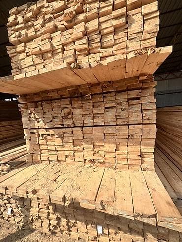 Доски, Обрезные, Для строительства, Сосна, Черновые