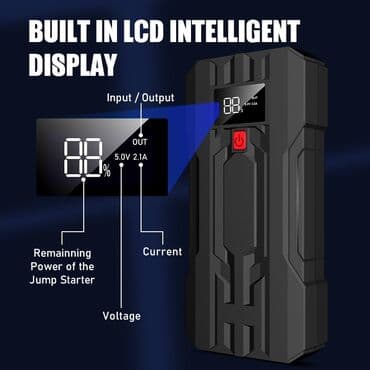 продажа зарядных устройств для автомобильных аккумуляторов: Пусковое Зарядное Устройство Jump Starter S303 - В Чехле Удобное — 6