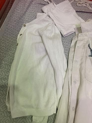 парные спортивные костюмы: Рубашка, цвет - Белый — 5