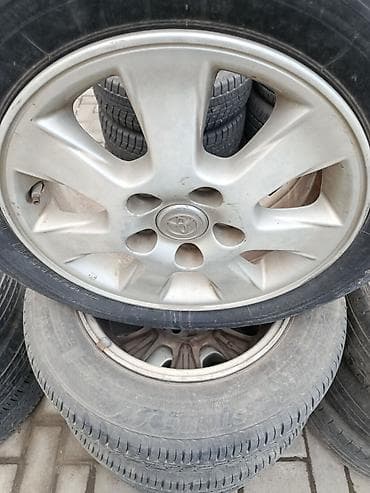 диски на тойоту: Колеса в сборе 205 / 65 / R 15, Лето, Б/у, Комплект, Легковые, Литые, отверстий - 5 — 1