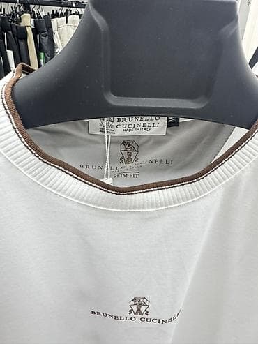 Эркектер кийими: Эркектердин футболкасы, S, M, L, Жаңы, түсү - Ак, Өзү алып кетүү — 2