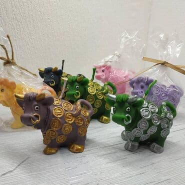 продаю свечи: Бычки денежные свечи. Принесут в ваш дом атмосферу праздника и уюта! — 1