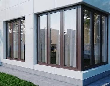 Курулуш жана оңдоо кызматтары: Остекление панорамные окна из алюминиевых и пластиковых профилей — 1